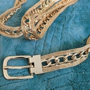 Elegant Gold Chain Belt for Women